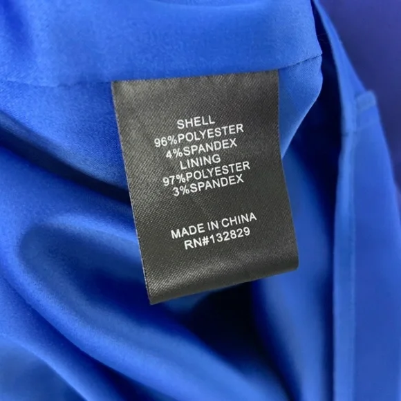 Lovers +Friends Womens Luca Open Back Sleeveless Mini Dress Sz Small Blue Lined - Picture 9 of 11